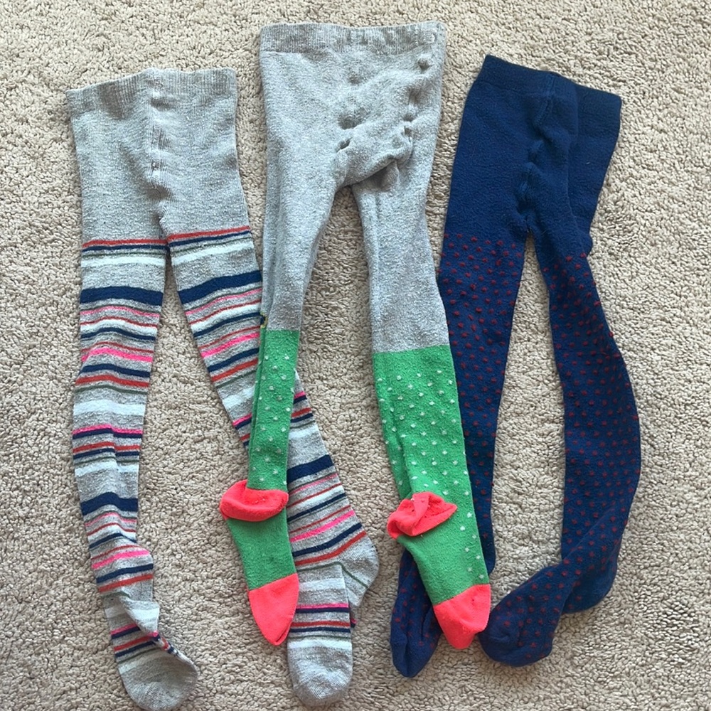 Toddler wool tights